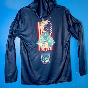 All American Fisherman Hoodie Performance Tee